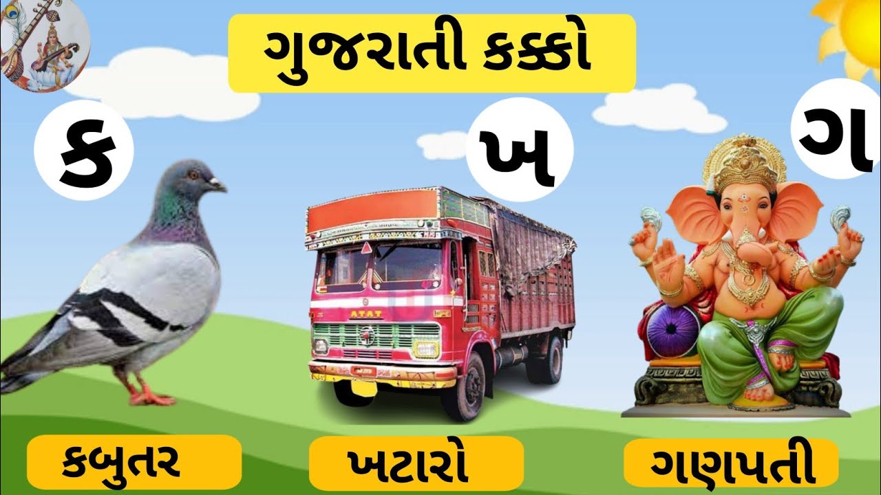 Gujarati kakko |ગુજરાતી કક્કો| ગુજરાતી વ્યંજન |Gujarati consonant| Gujarati alphabet song | kakko