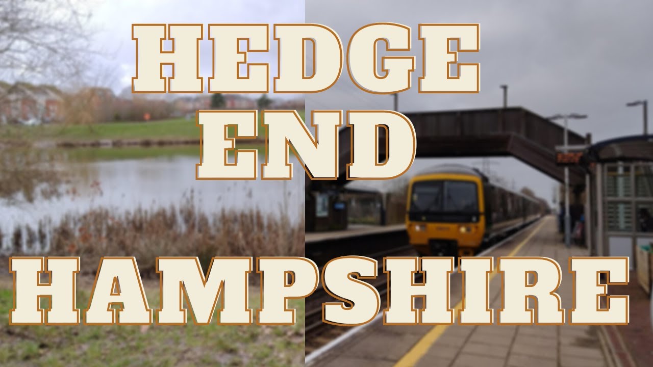 A stroll around Hedge End, Southampton in Hampshire - Trains, ponds and more!