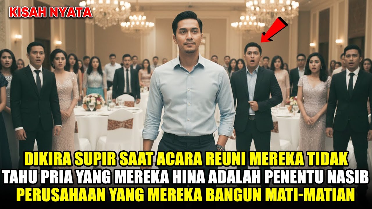 DIKIRA SUPIR SAAT REUNI - TERNYATA PRIA INI PENENTU NASIB PERUSAHAAN YANG MEREKA BANGUN MATI-MATIAN