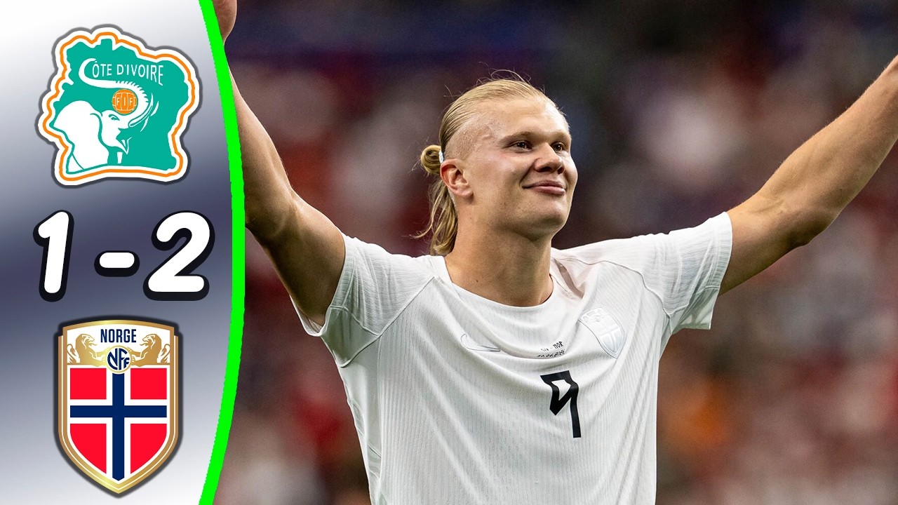Ivory Coast 1-2 Norway - All Goals & Atmosphere | Haaland Goal
