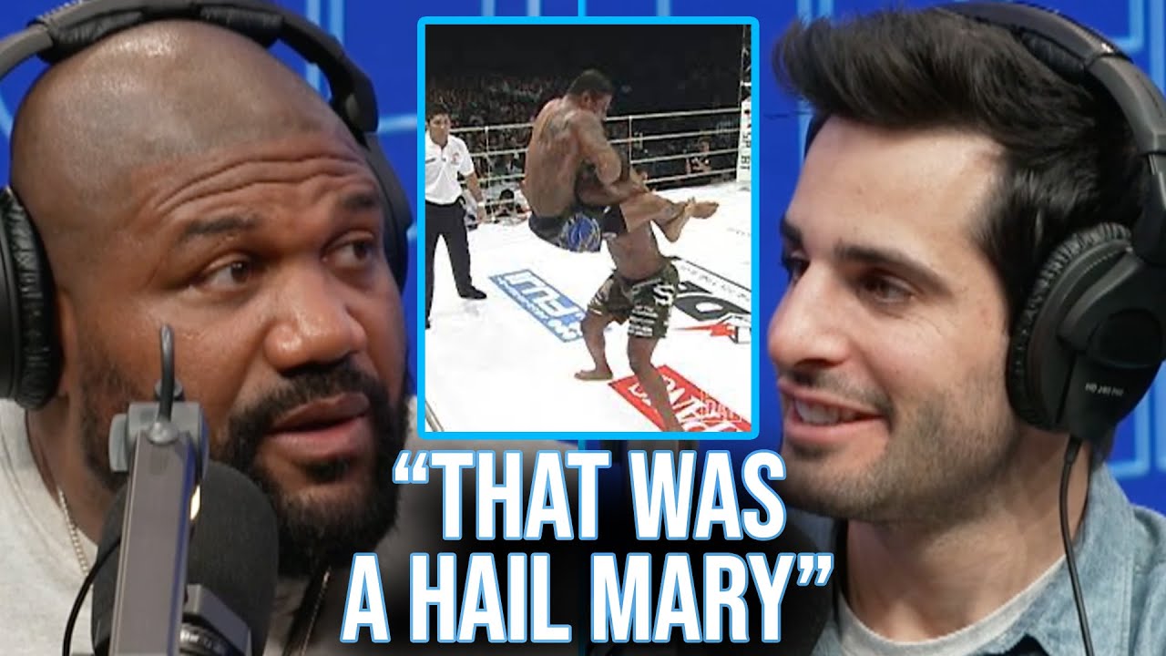 Rampage Jackson On The Powerbomb To Arona