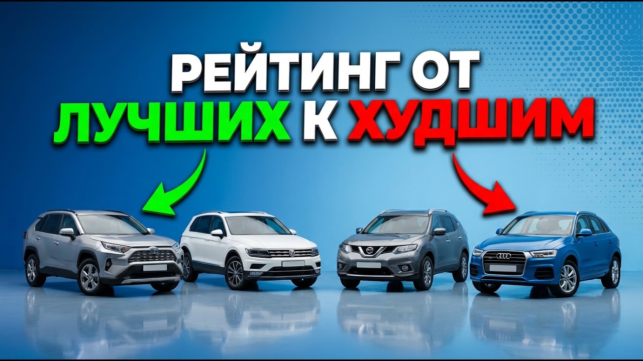 САМЫЕ надежные кроссоверы - кто ЛУЧШИЙ, а кто ХУДШИЙ?