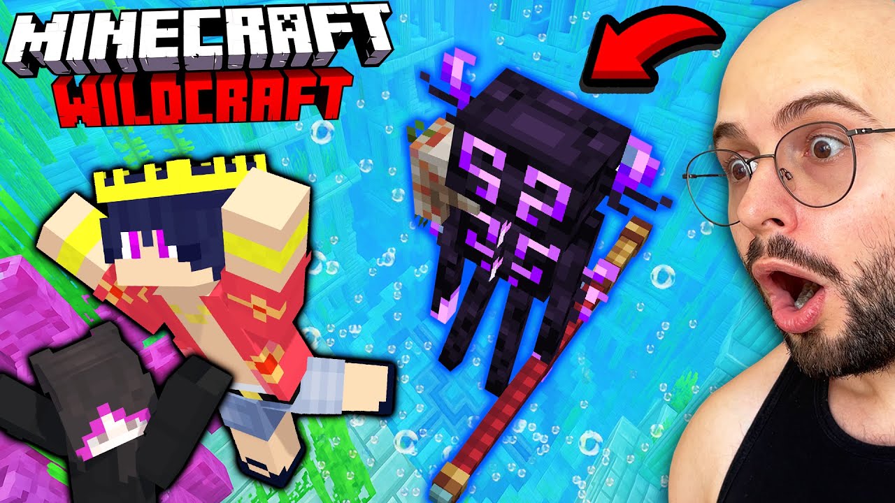 Am gasit o SOCIETATE SECRETA de ENDERMANI sub apa pe WILDCRAFT