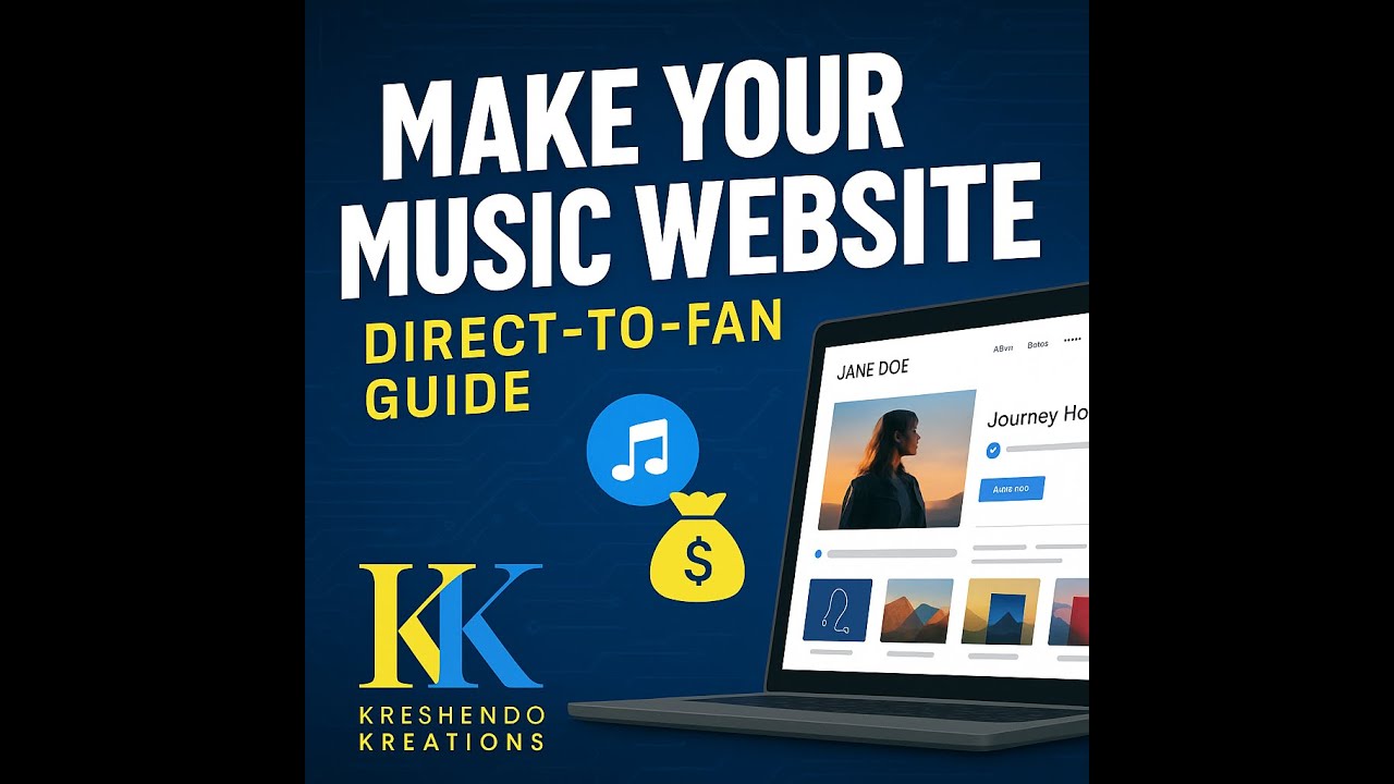 How to Make Your Own Website for Music and Direct to Fan Distribution Step by Step Guide