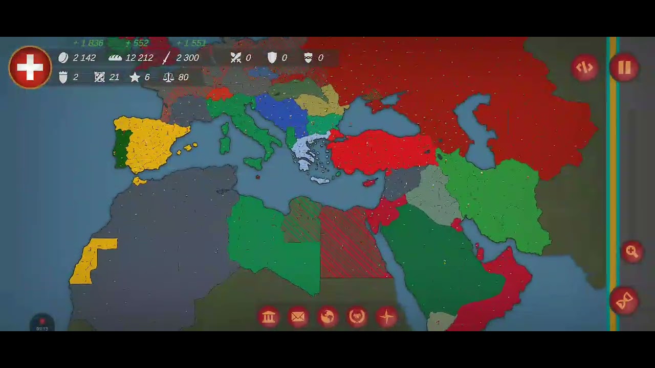 Playing Our empire remake and taking over every country as cheese empire (AKA) Switzerland 🇨🇭(1941)