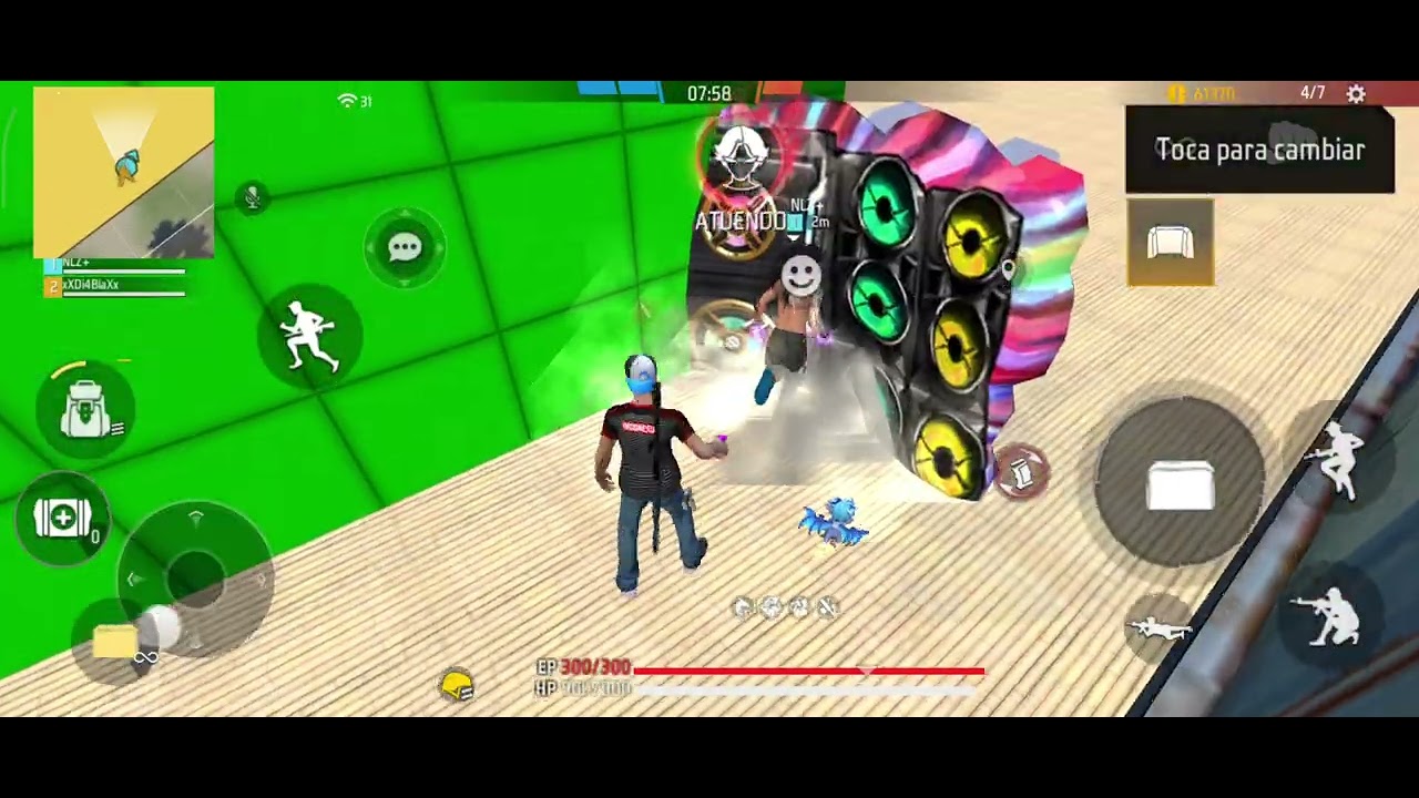 Sala todo rojo como ramdons | Free Fire