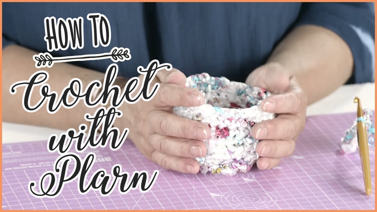 How To Crochet With Plastic Bags: Crochet Plarn Tutorial