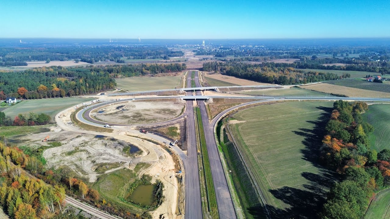 Budowa S1 Bieruń, Jedlina 25 październik 2024 | DJI Mini 3 | 4K