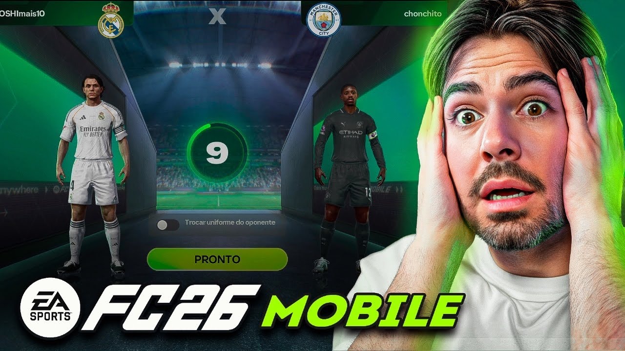 JOGANDO FC MOBILE 2026 PELA PRIMEIRA VEZ! O MELHOR JOGO DE FUTEBOL MOBILE?