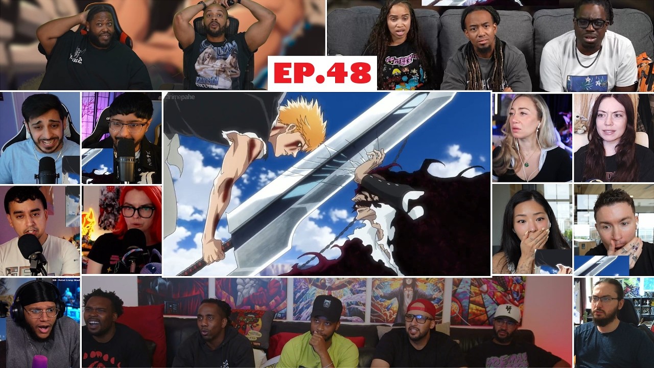 Bleach: Thousand-Year Blood War Episode 48 MEGA Reaction Mashup - Part 4 Episode 8