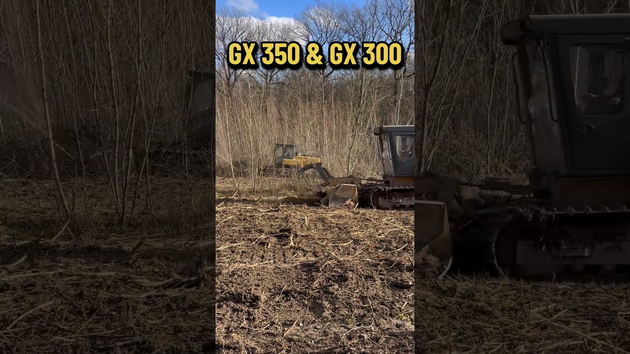 🔶 GX 350 & GX 300 🔶 2 Galotrax et leurs broyeurs forestiers en plein travail 