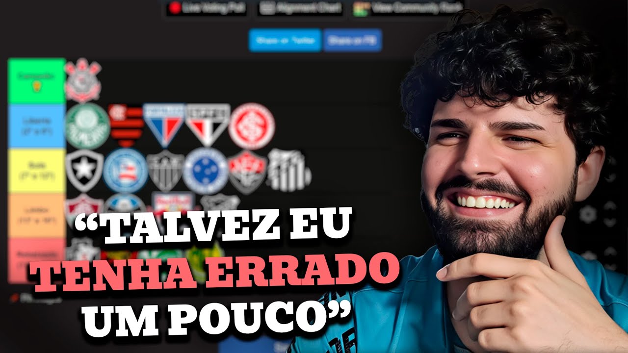 REAGINDO A MINHA SIMULAÇÃO DO BRASILEIRÃO 2025