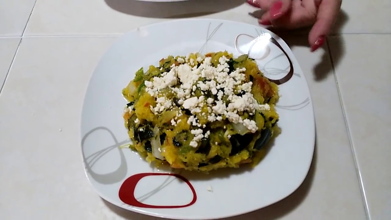 Calabacita Frita con Queso