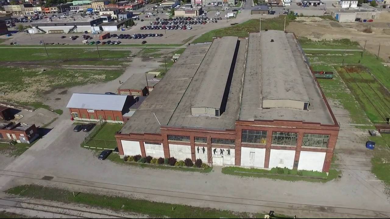 A Quick Drone View of The Elgin County Railway Museum