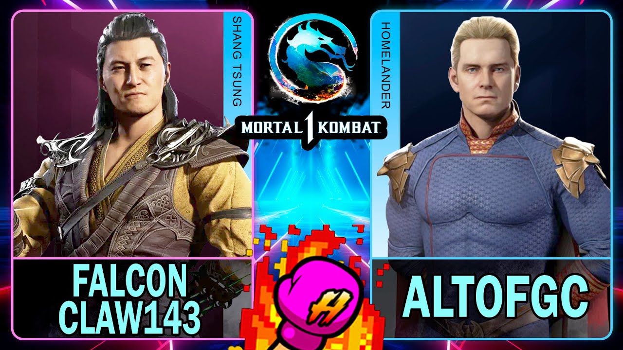 MK1 Falcon Claw143 (SHANG TSUNG) VS AltoFGC (HOMELANDER)🥊Mortal Kombat 1🥊4K 60ᶠᵖˢ