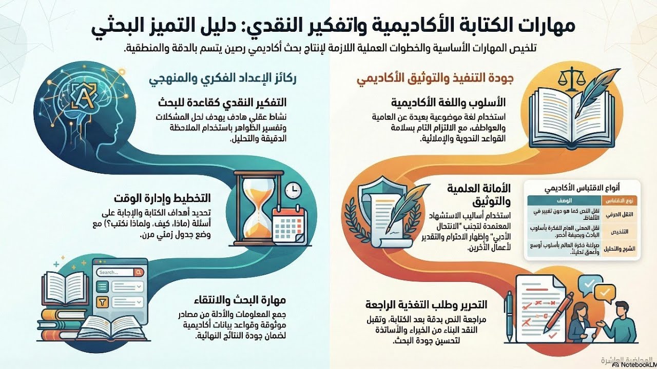 ١٠- الكتابة الأكاديمية ٥