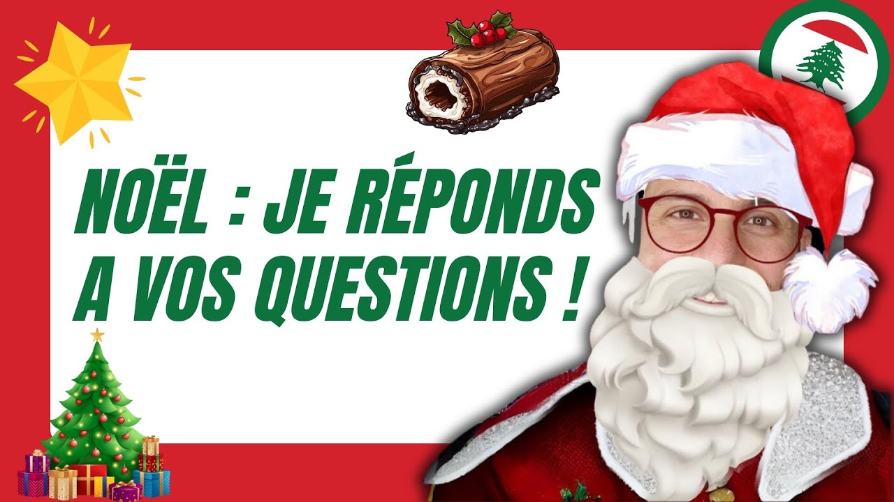 🇱🇧 Maîtrisez le Vocabulaire Festif de Noël en Libanais 🎄✨