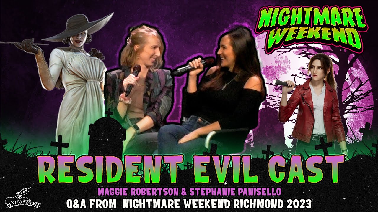 Resident Evil Cast Q&A | Nightmare Weekend Richmond 2023 | Lady Dimitrescu, Claire Redfield