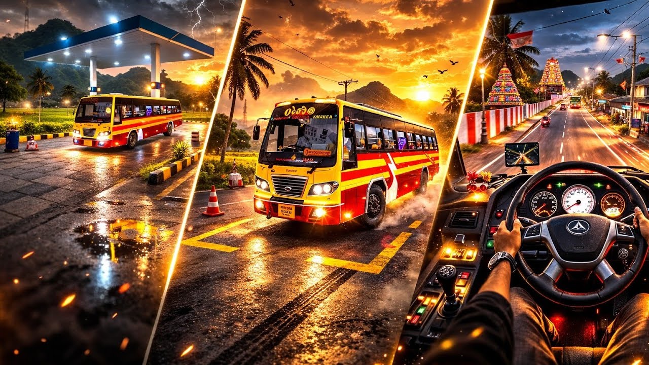 Indian Bus Simulator Full Route Gameplay 🚍