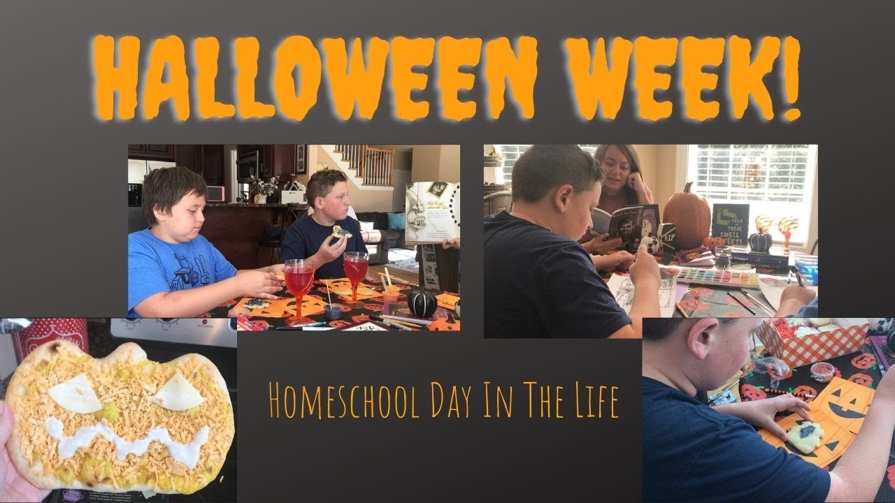 Homeschool Day In the Life | Halloween Week | Homeschool | Poetry Tea Time
