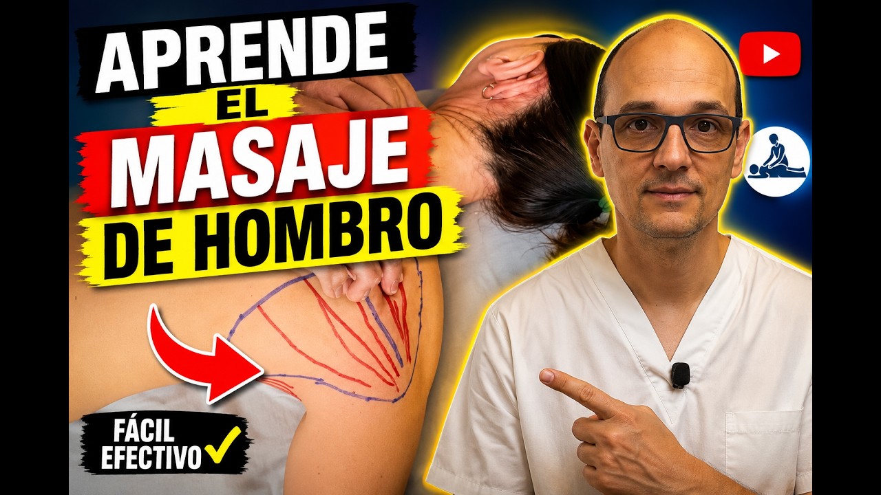 🎾 DOLOR HOMBRO, como MASAJEARLO.