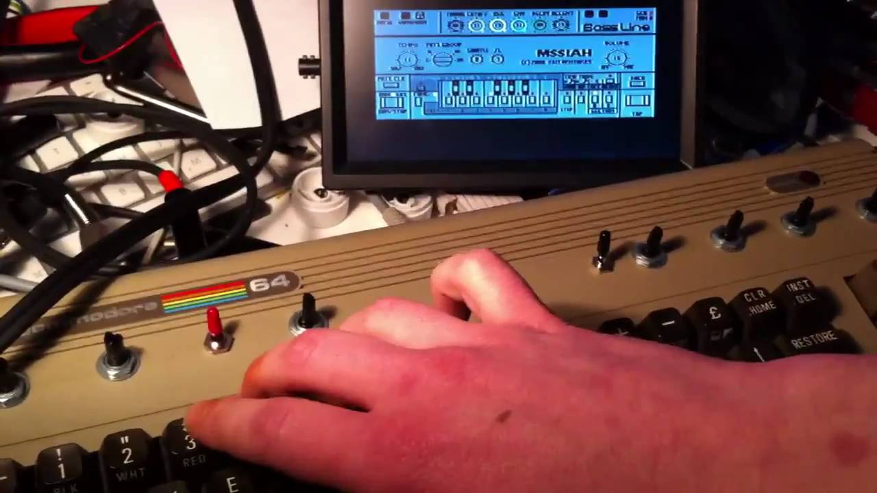 Modded C64 with pots & MSSIAH Cartridge