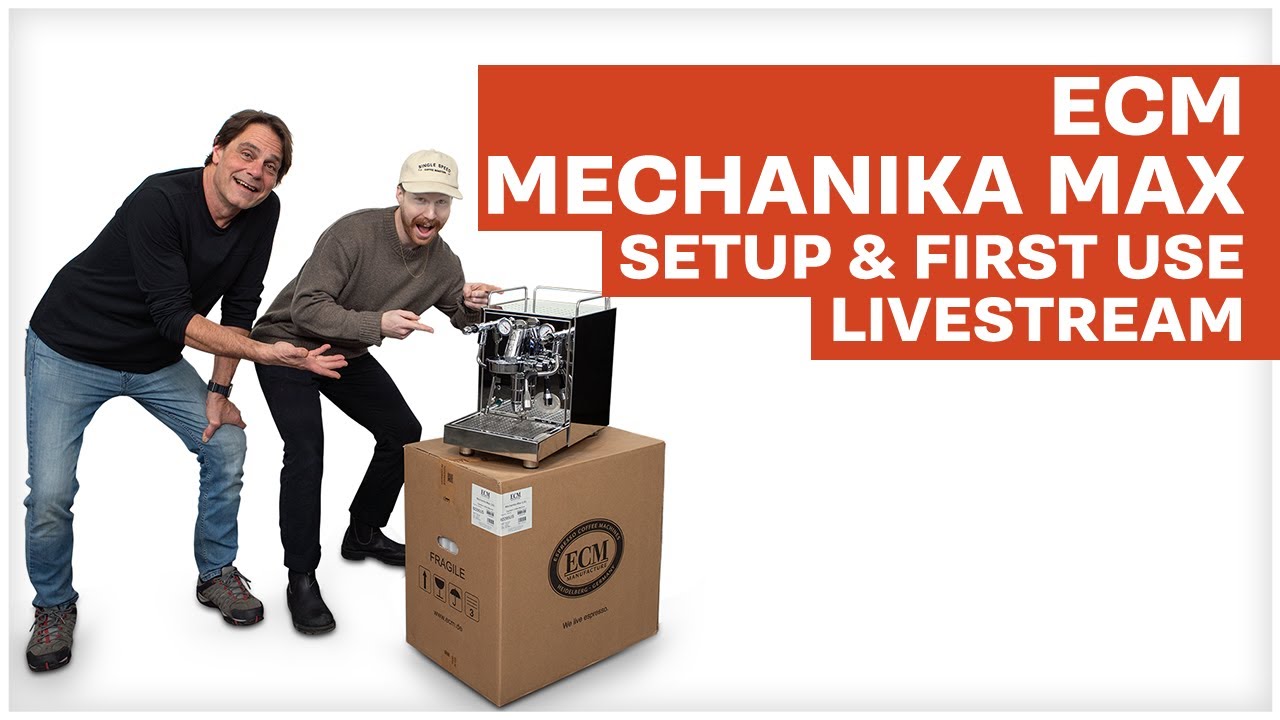 ECM Mechanika Max : Unboxing, Startup, & First Use Livestream
