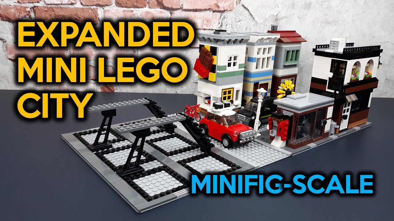 Расширенное обновление Mini LEGO City для тех, у кого нет места