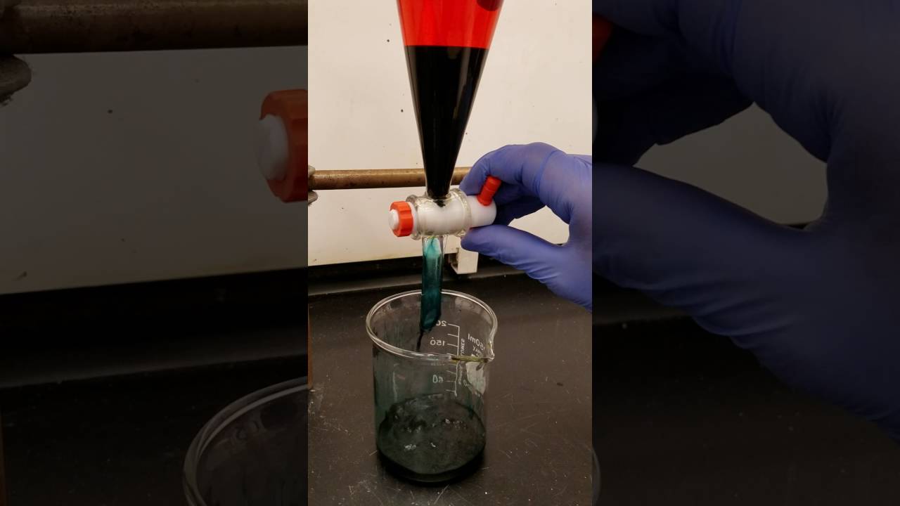 Liquid-Liquid extraction of chloroform and dithizone from  an ammonium solution