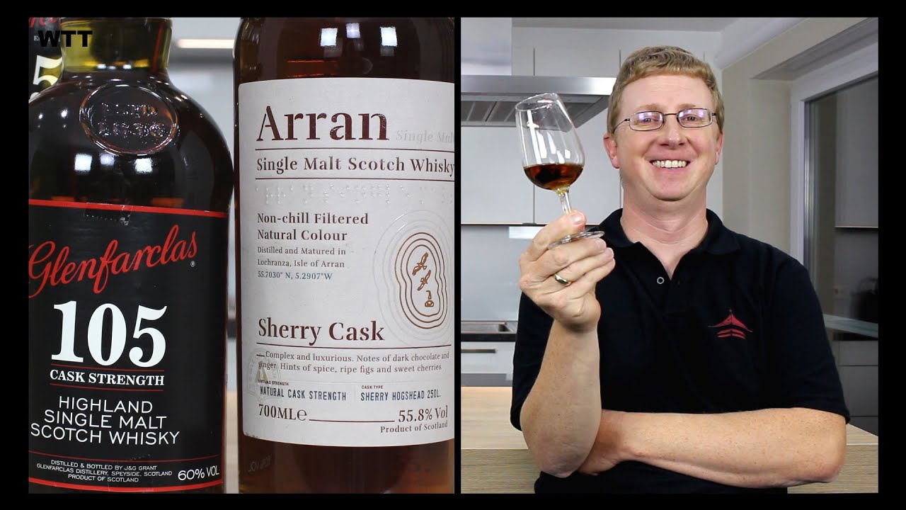 Arran - Sherry Cask - The Bodega 55,8 % Vol. vs. Glenfarclas - 105 Cask Strength 60 % Vol.