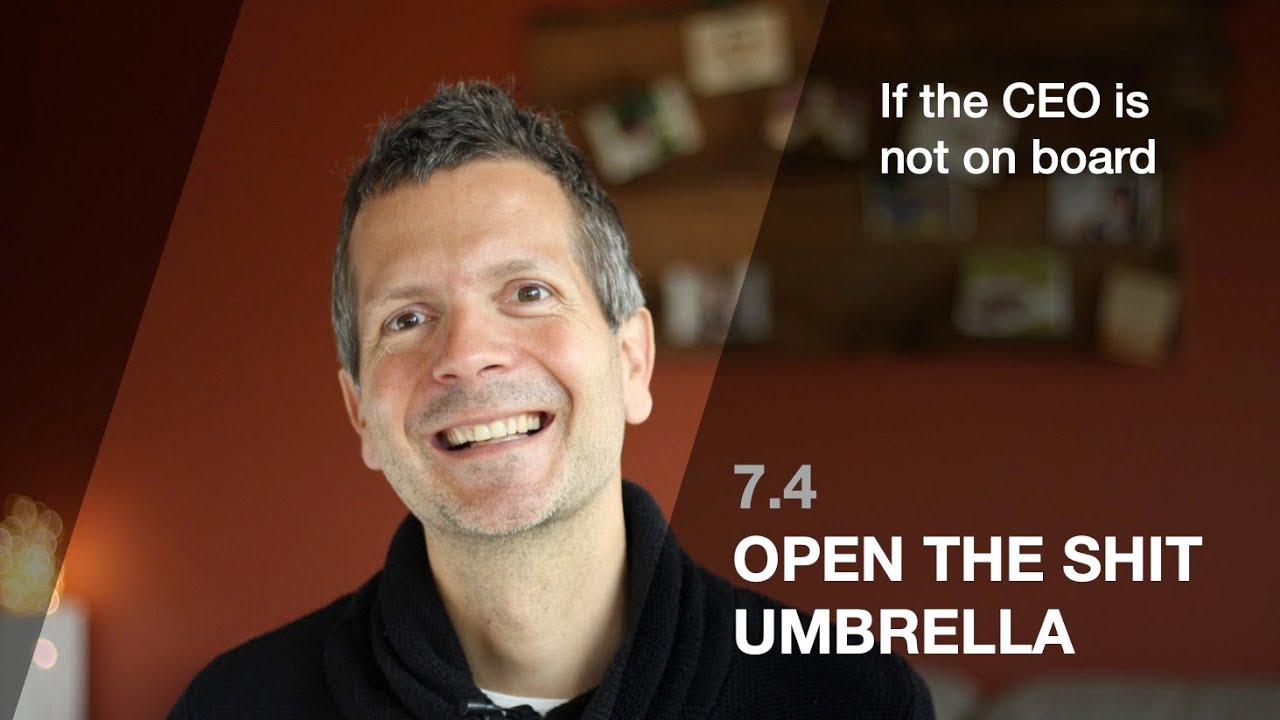 7.4 Open the shit umbrella (If the CEO is not on board)