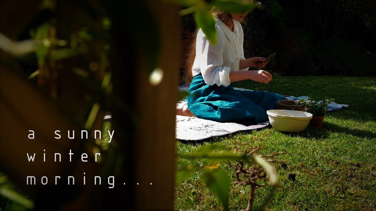 Slow living- a peaceful, sunny winter morning