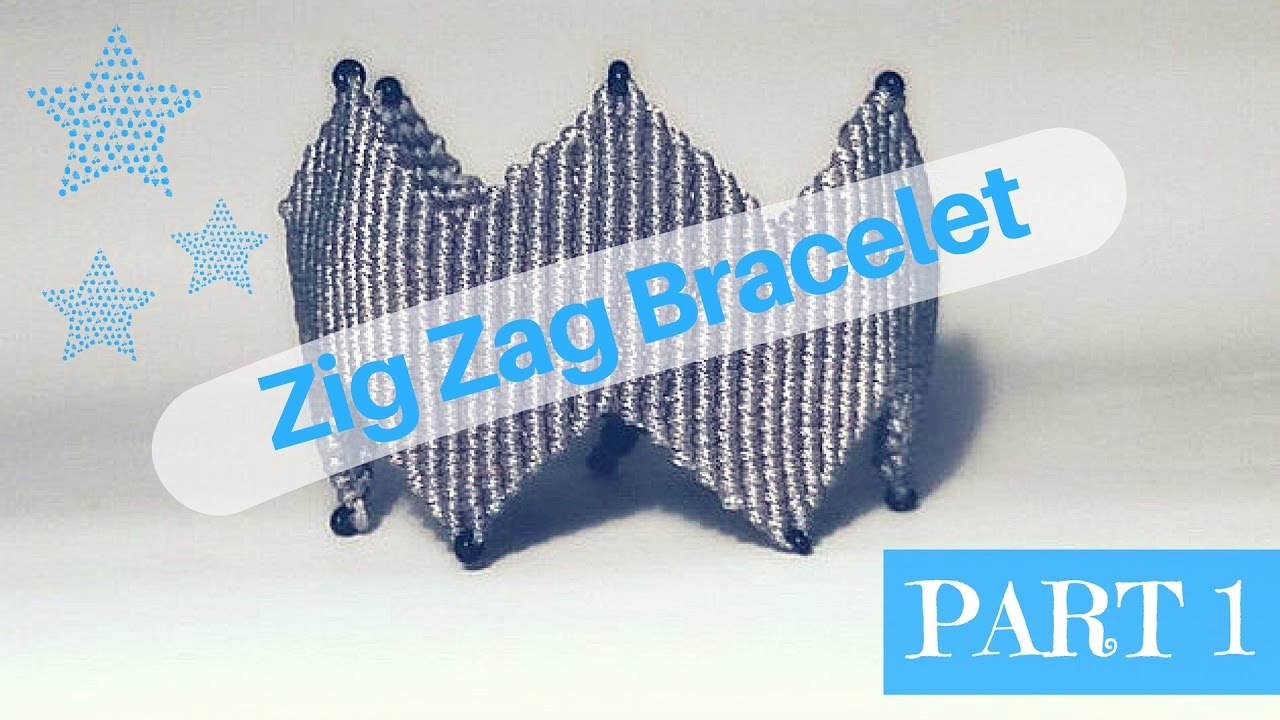 DIY Micromacrame Bracelet Part I | Βραχιόλι Μακραμέ με ZigZag Μέρος Ι Jewelry | IMAGINE HEARTS