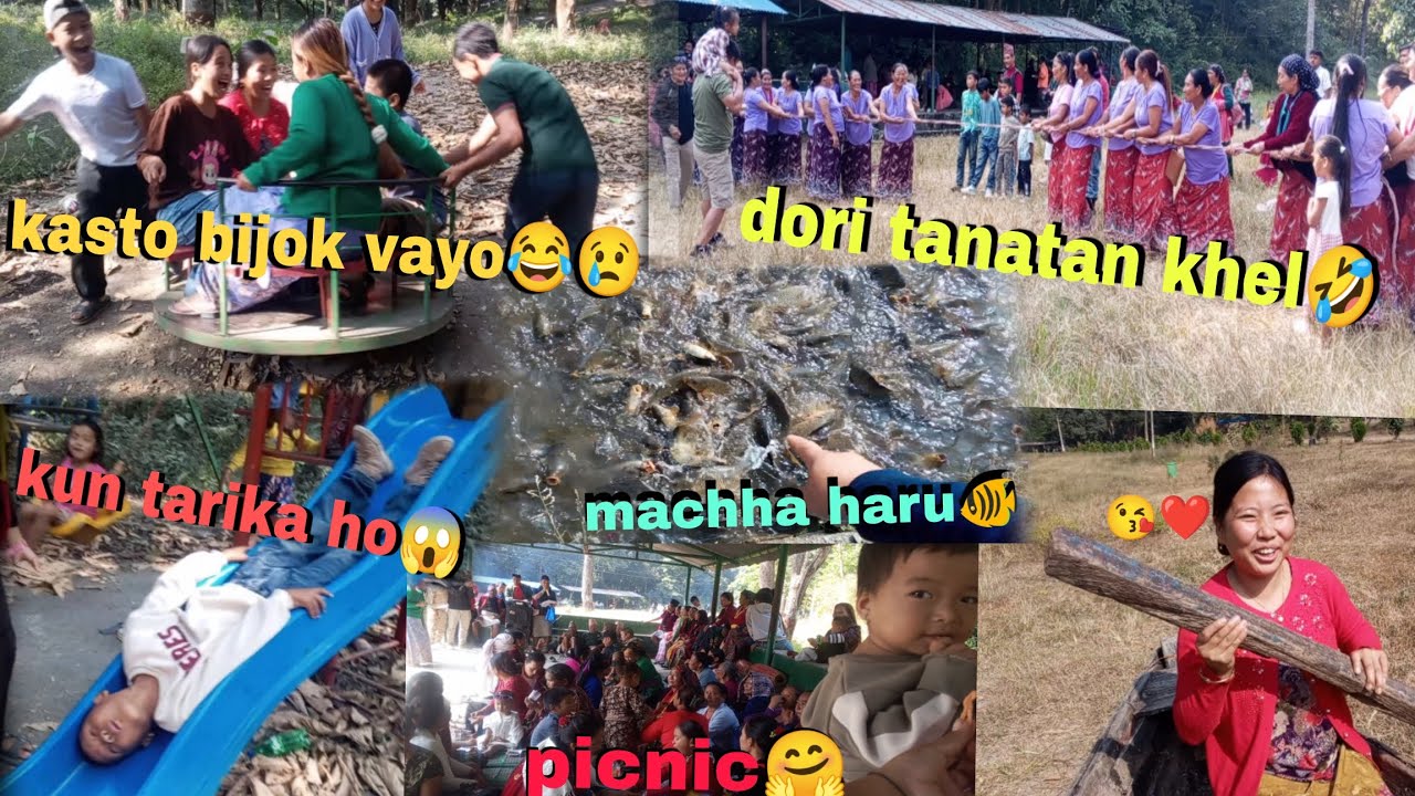 Deusi bailo ko picnic khadai🤗//dori tanatan ma kasle jityo ta?😱atti ramailo😁