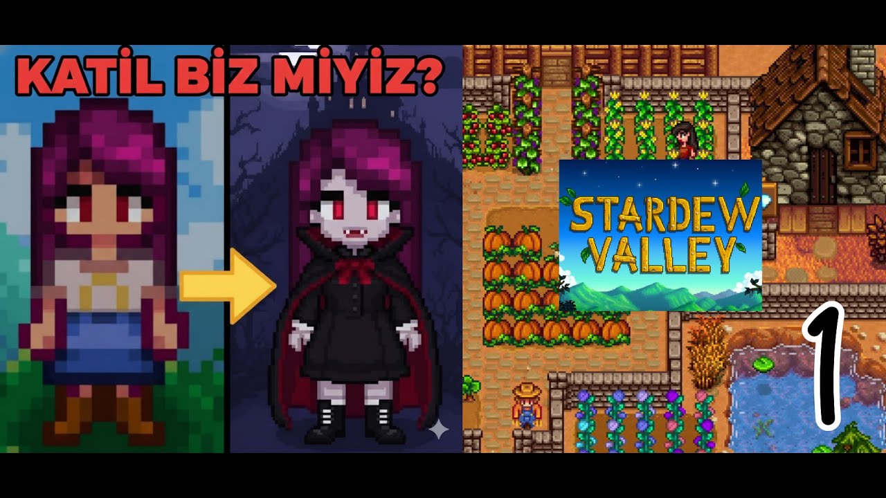 Stardew Valley 1. bölüm | Katil Biz Olabilir Miyiz ?