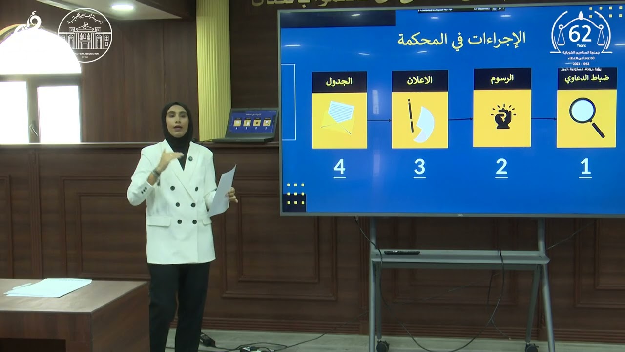 طريقة رفع صحيفة الدعوى وأشكالها  الاستاذة زينب الجدي