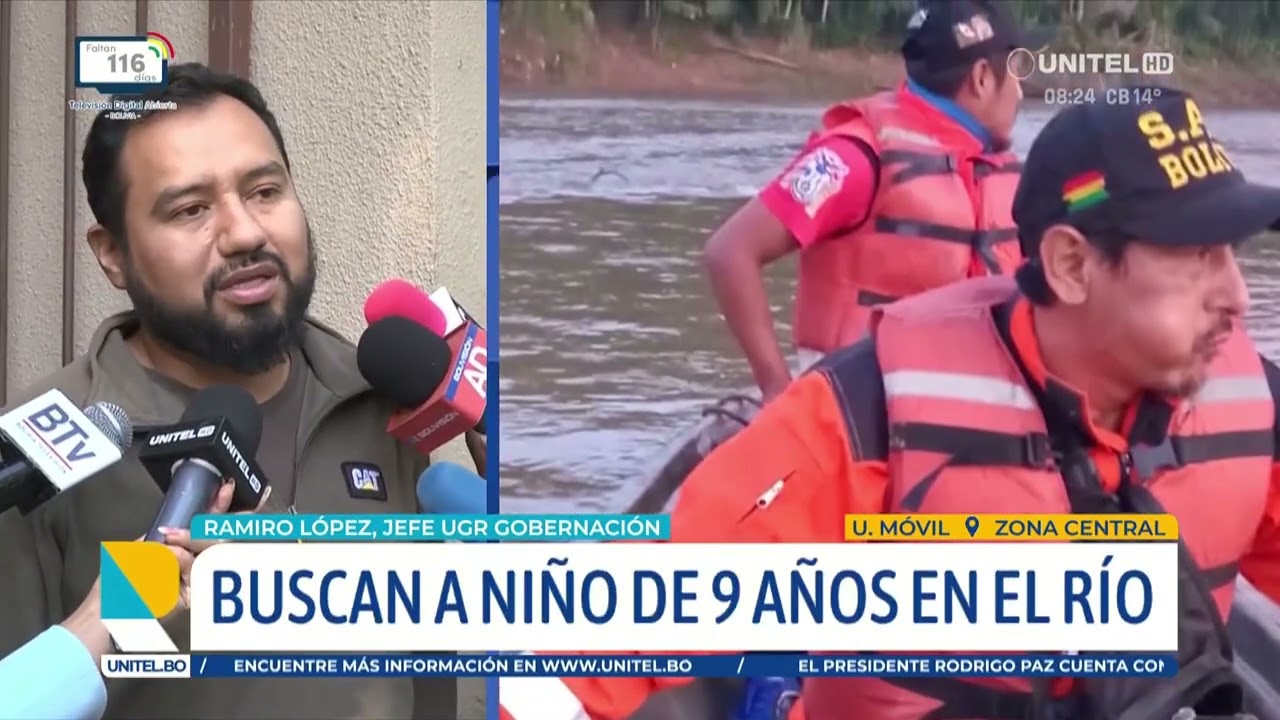 Creen que niño que cayó al río fue arrastrado más kilómetros de donde hallaron a su padre