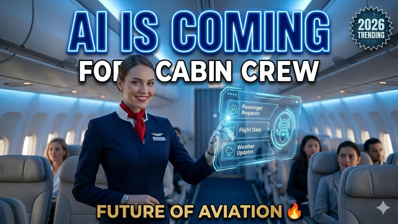 How #AI Flight Assistants Are Transforming Modern Cabin Crew Roles | Future of Aviation #pilot #easa