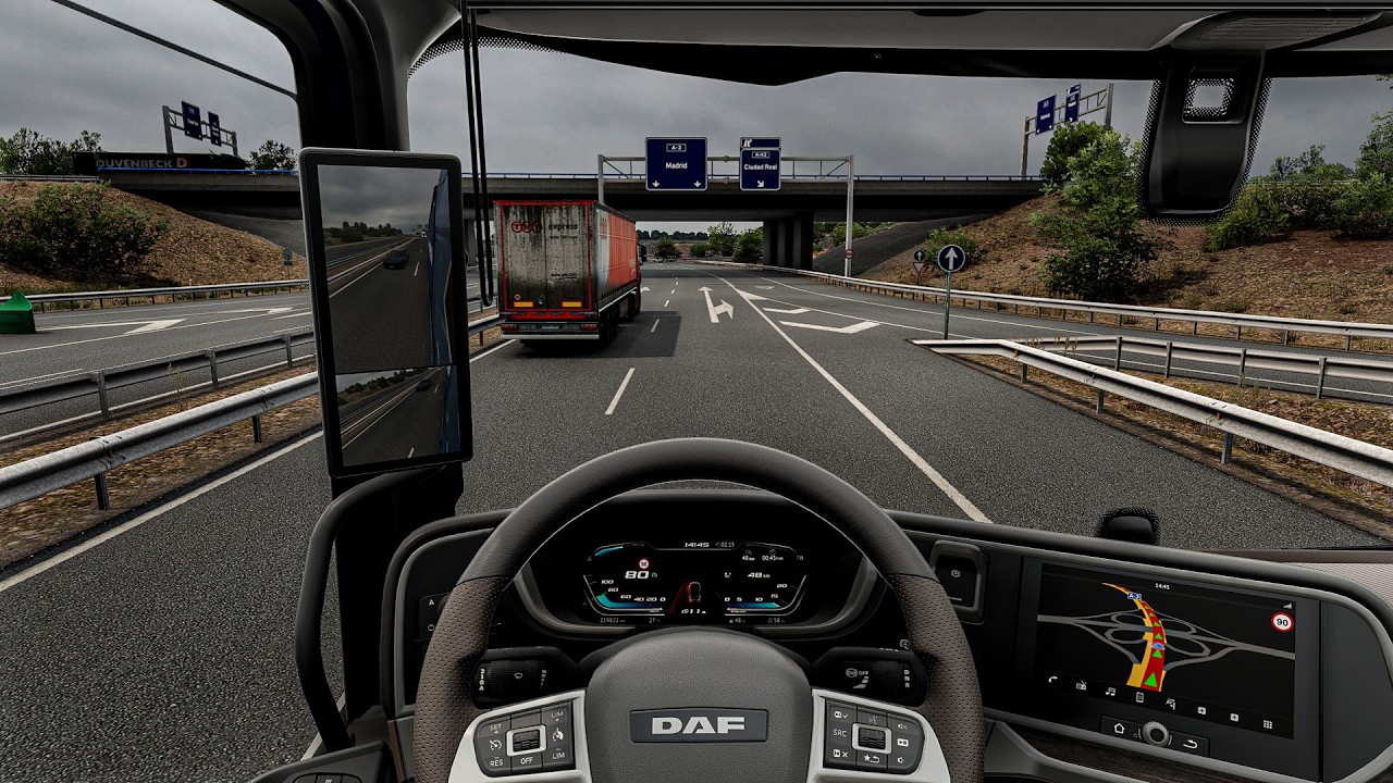 4K Realistic Ultra Graphics DAF| Euro Truck Simulator 2 Snowymoon Mod Full Gameplay