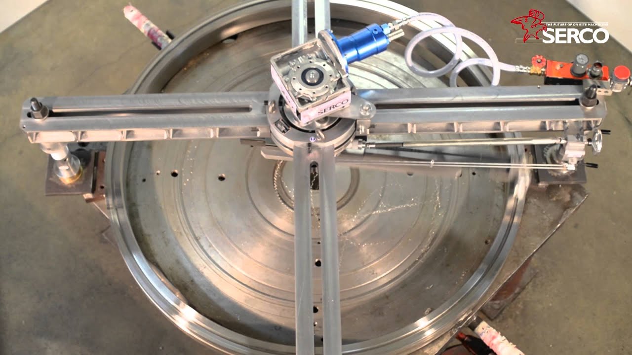 Portable Equipment for Facing Flanges and Valves - SERCO XP1800
