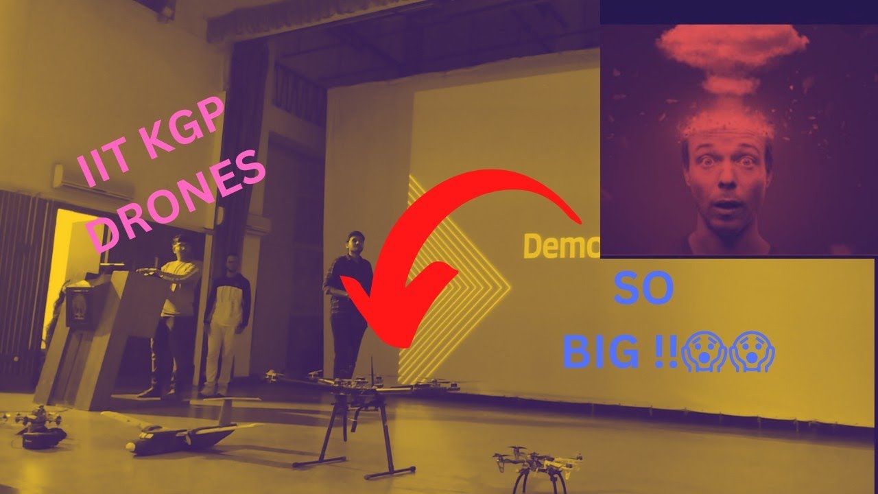 iit kgp drones live demonstration | Aerial robotics society kgp | best drones show|how to make drone
