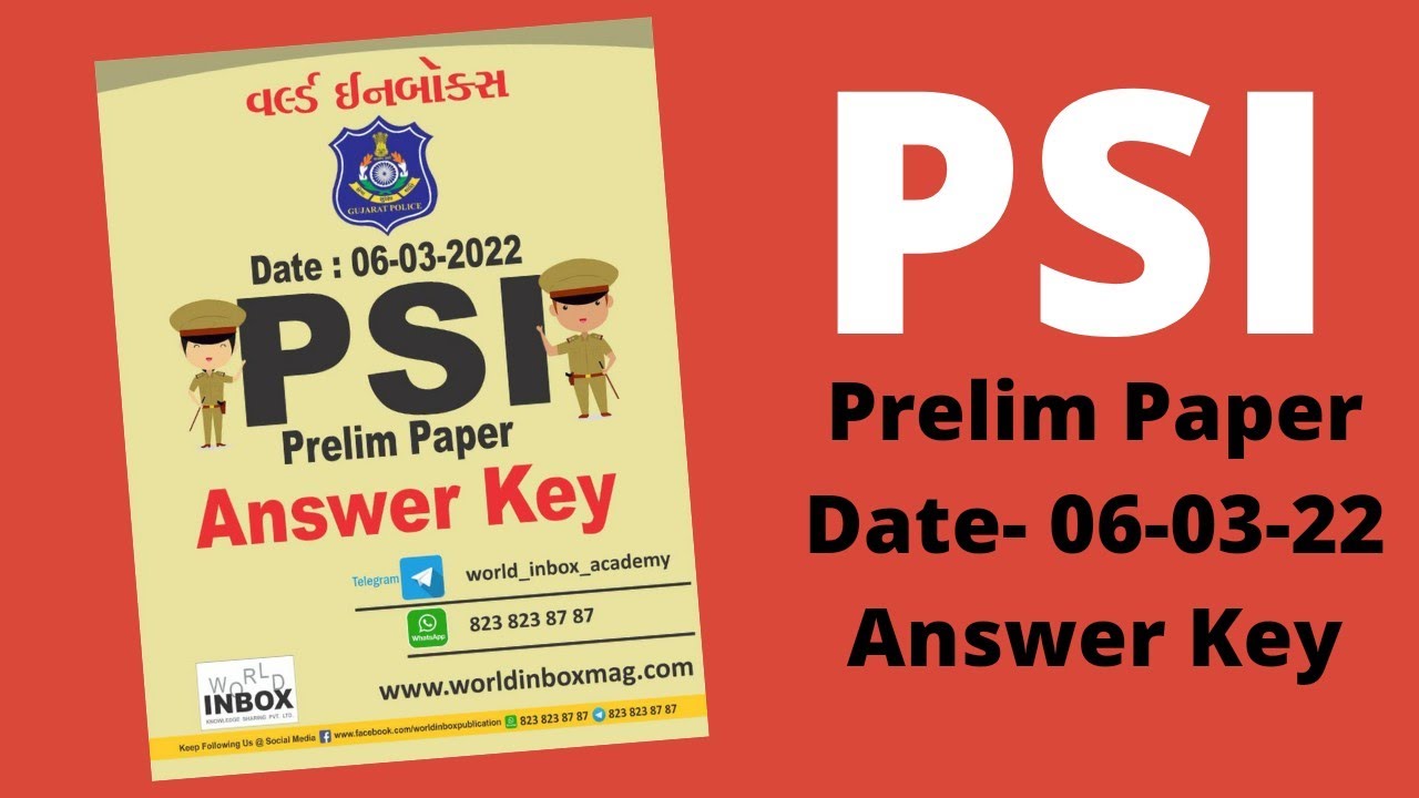 Psi Prelim Answer Key Dt. 06/03/2022