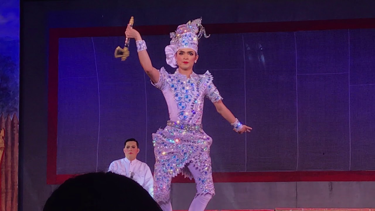 พระเอกศรราม เอนกลาภ รำพม่ารำขวาน