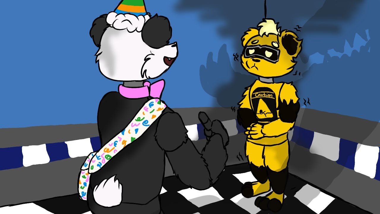 Pandy is Scary | Murder At The Party House 437 | Minecraft Fnaf Inspired Rp