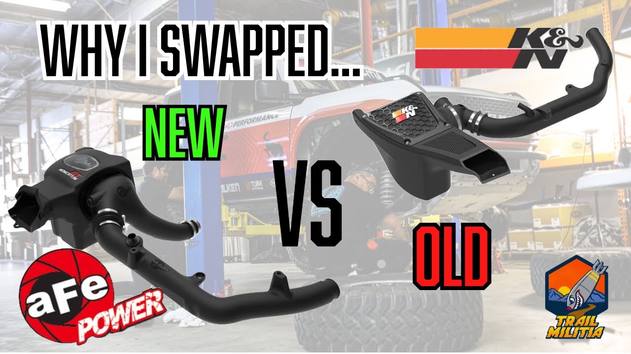 Bronco Cold air intake comparison and review K&N vs AFE Power