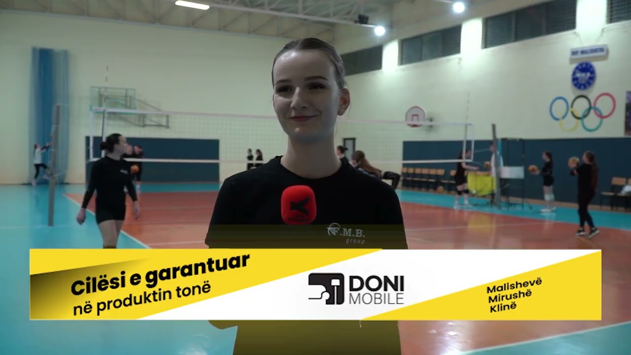 🏐 Një mbrëmje në stërvitje me Klubi i Volejbollit të Vajzave Malisheva 💛🖤