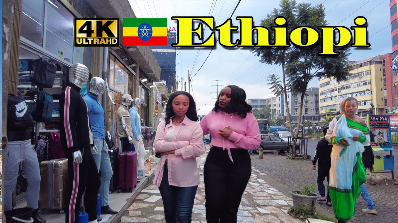 አዲሷ ቀውጢ ሰፈር ቤተል በዋዜማ ምሽት| Addis Ababa Walking Tour 🇪🇹 [4K] Tourist attractiveness