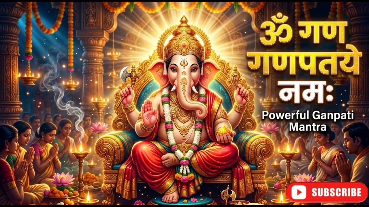 Powerful Ganpati Mantra | Om Gan Ganpataye Namo Namah | Siddhi Vinayak Bhakti Chant