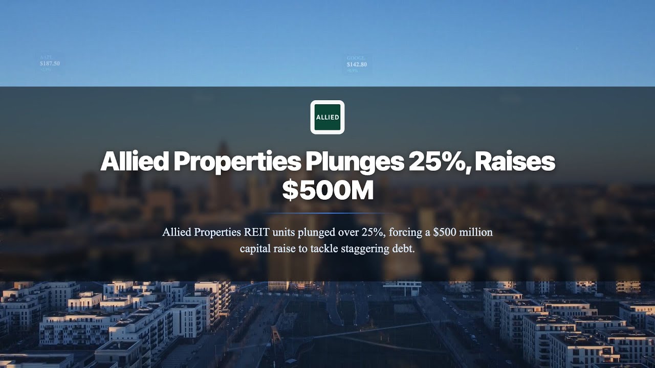 Allied Properties REIT CRASHES 25%: Is It A BUY?