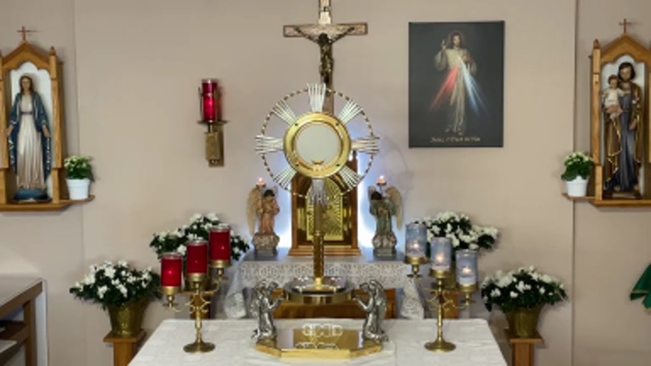LIVE Eucharistic Adoration - Sisters of Divine Mercy